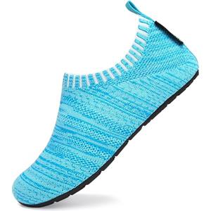 SAGUARO Scarpe da Scogli Bambino Bambina Scarpe Mare Bambini Scarpette Scogli Ragazze Ragazzi Scarpette Mare Antiscivolo Scarpe Immersione Leggere Scarpe Acqua Scarpe Nuoto Blu A, Gr.20/21 EU