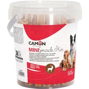 CAMON Mini Snacks Mix Stelle con cervo per cani adulti, 500g