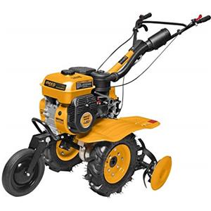 Ingco Gc6101 Motocoltivatore A Scoppio A Motozappa Benzina 6,5 Hp 4,8 Kw 4 Tempi Con Ruota