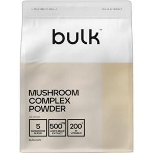 Bulk Polvere Complesso di Funghi, Non aromatizzato, 250 g | Criniera di Leone, Vitamina D