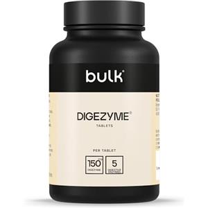 Bulk Pure Dige Zyme Tablets, 150 mg, Pack of 90 | Digestive Enzymes, 90 Porzioni