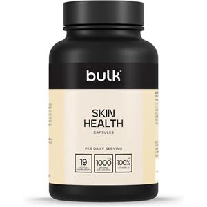 Bulk Capsule pelle sana, 120 Capsule | Collagene marino, vitamina C, iodio, niacina, vitamina A, riboflavina, zinco, 30 porzioni