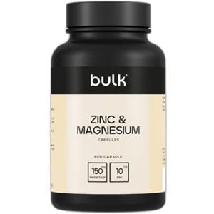 BULK POWDERS Bulk Capsule Zinco e Magnesio, 60 Capsules | Supporta la salute delle ossa muscolari e la stanchezza