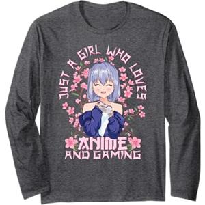 Anime Manga Kawaii Regalo Giapponesi Fiori di Ciliegio Giapponese -Ragazza di Anime e Videogiochi Maglia a Manica