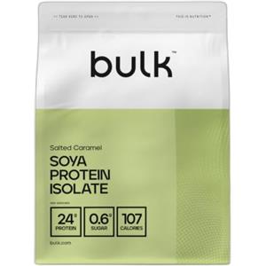 Bulk Soya Protein Isolate Powder, Salted Caramel, 2.5 kg | Vegan Protein Shake