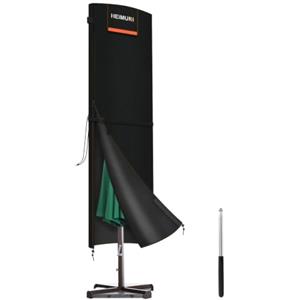 HEIMUNI Copri Ombrellone da Giardino Copertura Ombrellone da Ø 350cm | Copertura Ombrellone da Giardino Copriombrellone da Esterno Impermeabile (Diametro 2-3.5m) Anti-UV 233x55/55cm