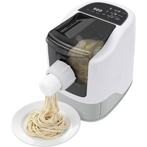 JDBDU Macchina elettrica per pasta con 13 forme, macchina per pasta con misurino, in acciaio inox, per spaghetti, fettuccine, lasagne, ravioli