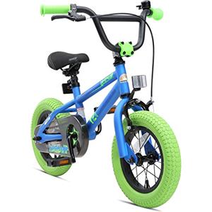 BIKESTAR Bicicletta bambini 3-4 anni da 12 pollici | Bici per bambino et bambina BMX con freno a retropedale et freno a mano |