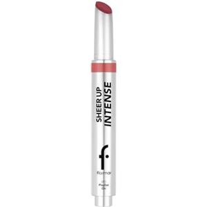 Flormar Sheer Up Intense Click-Up - Rossetto idratante lucido con colore, texture leggera e cremosa per labbra lucide e applicazione a scatto, 2,3 g, 005 Playlist On