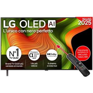 LG OLED AI OLED48B56LA TV Serie B5 48'' 4K, α8 Gen2, Dolby Vision, 20W, 4 HDMI con VRR 120Hz, G-Sync, Smart TV WebOS 25