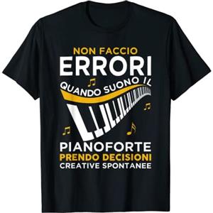 Pianista Regali Divertente Regalo Pianista Amore Per Pianoforte Maglietta