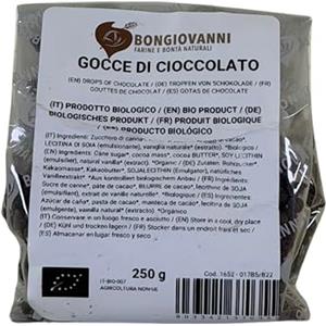 BONGIOVANNI FARINE E BONTA' NATURALI Gocce di Cioccolato 250g BIO