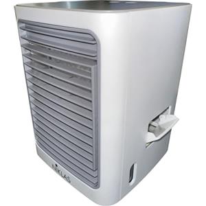 Briconess.com Ventilatore raffrescatore ad Acqua cubo nebulizzatore da Tavolo Mini condizionatore Portatile Niklas Icebox Mini