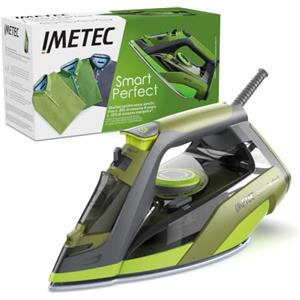 Imetec Smart Perfect - Ferro da Stiro a Vapore - Piastra con Rivestimento Pro Ceramic - Tripla Protezione Anticalcare, 2400 W