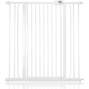 Bettacare Cancelletto Child & Pet per Bambini e Animali, 100.8cm - 108.4cm, Bianco, Cancelletto Extra Alto con un'Altezza di 104cm, Cancelletto per Bambini e Barriera per Animali Domestici