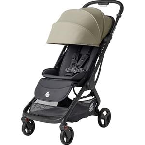 Ergobaby Passeggino Ergobaby Metro3 con funzione reclinabile, passeggino dalla nascita a 22 kg (0-4 anni), pieghevole e compatibile con il seggiolino auto, seduta ergonomica, Soft Olive