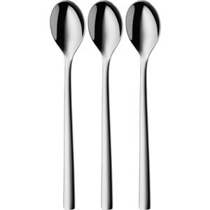 Silit Trend Latte Macchiato Set di 3 cucchiai lunghi 18,5 cm, cucchiaio da yogurt, in acciaio inox Cromargan lucido, antigraffio, antiruggine, lavabile in lavastoviglie