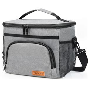 Cozary Borsa Termica Porta Pranzo 15L/8L,Borsa Termica Addensato, Borsa Frigo, Borsa Pranzo Portatile per Ufficio Scuola Viaggi Campeggio All'aperto Picnic