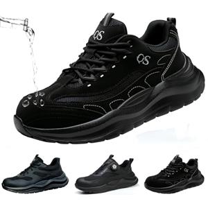 ZEPYFXIT Scarpe Antinfortunistiche Uomo Donna da Lavoro | Leggere, Antiscivolo, Punta in Acciaio, SB PL,Impermeabili, Invernali Estive
