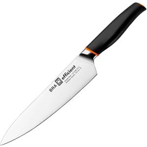 BRA Efficient | Coltello da chef 3x5x32 cm, Acciaio Inox | Grigio, Talla unica