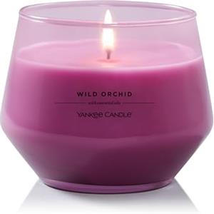 YANKEE CANDLE Candele profumate Studio di Yankee Candle | media Wild Orchid| di lunga durata: 40-65 ore| Elegante design in vetro | Regalo perfetto per le donne, per le mamme, di nozze e altro ancora