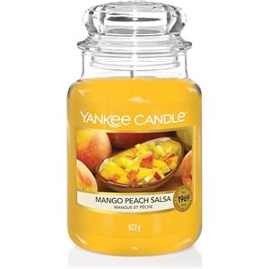 Yankee Candle Candela profumata in giara grande | Salsa di mango alla pesca | Durata Fino a 150 Ore | Regali per donne