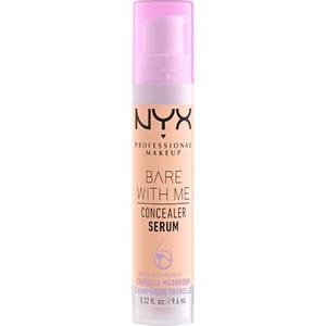 NYX Professional Makeup Siero Correttore, Effetto Naturale, Fino a 24H d'Idratazione, Coprenza Media, Bare With Me, Tonalità: Vanilla, 9,6 ml