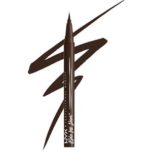 NYX Professional Makeup Eyeliner Iperpigmentato, Linee Definite e Look Intensi, Formula Waterproof a Lunga Tenuta, Epic Ink Liner, Tonalità: Dark Chocolate