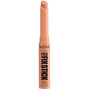 NYX Professional Makeup Correttore Pesca Scuro, Corregge le Discromie per Pelli da Medie a Scure, Tenuta fino a 12h, Arricchito con Acido Ialuronico, Pro Fix Stick, Tonalità: Dark Peach, 1,6 g