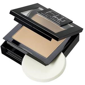 Maybelline Cipria Fit Me Matte&Poreless, Finish Opacizzante e Fissante, Pennello e Specchietto Inclusi, Classic Ivory (120),