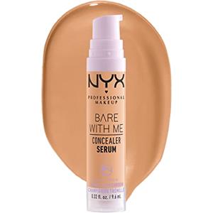 NYX Professional Makeup Siero Correttore, Effetto Naturale, Fino a 24H d'Idratazione, Coprenza Media, Bare With Me, Tonalità: Golden, 9,6 ml