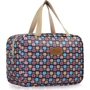 Aucuu Beauty Case Da Viaggio, Borsa da Toilette per Donna, Borse per Cosmetici con zip，Borsa Da Toilette Impermeabile Di Grande Capacità Per Brevi Viaggi, Affari E Ufficio