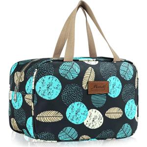Aucuu Beauty Case Da Viaggio, Borsa da Toilette per Donna, Borse per Cosmetici con zip，Borsa Da Toilette Impermeabile Di Grande Capacità Per Brevi Viaggi, Affari E Ufficio