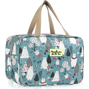Aucuu Beauty Case Da Viaggio, Borsa da Toilette per Donna, Borse per Cosmetici con zip，Borsa Da Toilette Impermeabile Di Grande Capacità Per Brevi Viaggi, Affari E Ufficio