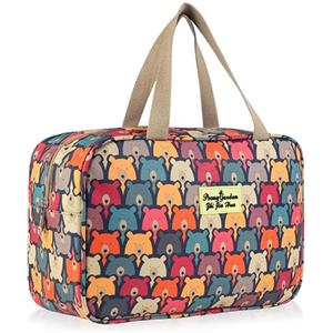 Aucuu Beauty Case Da Viaggio, Borsa da Toilette per Donna, Borse per Cosmetici con zip，Borsa Da Toilette Impermeabile Di Grande Capacità Per Brevi Viaggi, Affari E Ufficio