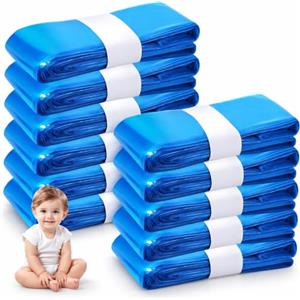 PARPAT 12 Pezzi Ricarica Mangiapannolini da 4,5 m, Sacchetti di Ricarica Antiodore Extra Resistenti, Pellicola per Secchio Mangiapannolini Compatibile con Sistemi per Littycat e per Twist & Click