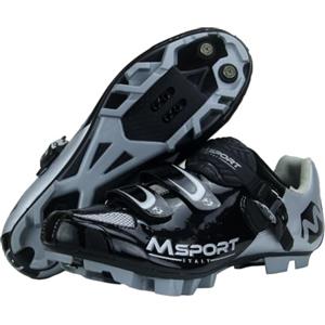 Msport Scarpe MTB Mountain Bike Uomo/Donna Scarpe Spinning Traspiranti, Antiscivolo e Compatibili con Pedali SPD