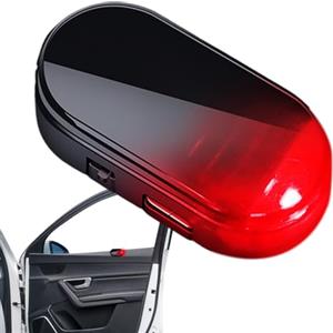 Zasdvn Luce lampeggiante di allarme auto Ricaricabile a Energia Solare Antifurto | Luce LED Lampeggiante con funzione Allarme per Veicoli Adatto per berlina, camper, camion, roulotte, garage e parcheggio