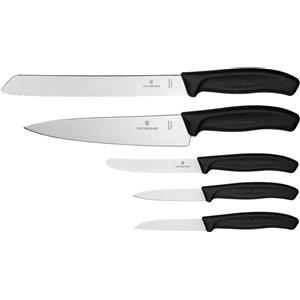 Victorinox Swiss Army Victorinox Swiss Classic set da cucina 5 pezzi nero confezione regalo
