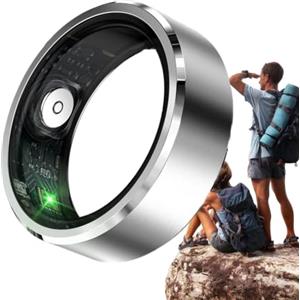 Generic Smart Health Ring - Fitness & Sleep Tracker per donne | Anello unisex per la salute, contapassi, monitoraggio delle calorie bruciate, lunga durata della batteria