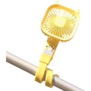 Generic Ventola portatile per passeggini, flessibile, in silicone, 3 velocità | Bambini Passeggini Ventole di Raffreddamento per Culle Biciclette Moto Scooter Per Bambini Sedile Posteriore Campeggio