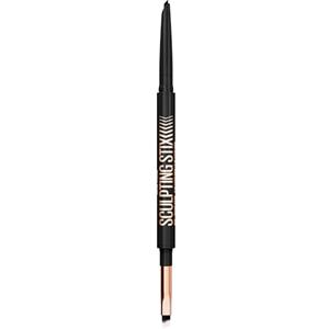 Maybelline New York Sculpting Stix, Matita Occhi Automatica, Look Occhi Scolpito e Sfumato, Adatto a Occhi Sensibili, Tonalità: 016 Black Blur, 5,5 gr