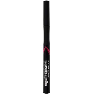 Maybelline Eyeliner in Penna Hyper Precise All Day, Tratto Definito, Risultato a Lunga Tenuta, Facile Applicazione, 701 Matte Onyx