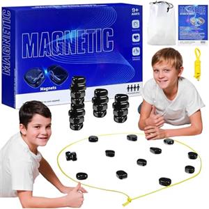 chimoo scacchi magnetici gioco portatile, divertente gioco magnetico da tavolo, accessorio per feste per riunioni di famiglia (9 anni e oltre)