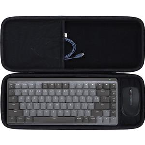 Merkloos Custodia rigida per tastiera Logitech MX Mini e tappetino per mouse