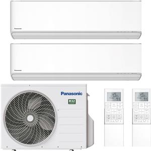PANASONIC Condizionatore Panasonic Etherea Z Dual Split 9000+9000 BTU Inverter CU-2Z41CBE A+++ WiFi
