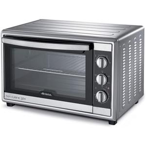 Ariete 945 Forno Elettrico ventilato con girarrosto 56 Litri - Bon Cuisine 560 - Temperatura max 230° - Luce interna - 2200 Watt - Argento