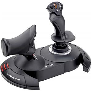 Thrustmaster T.Flight Hotas X - Joystick e Manetta Simulatori di Volo - PC | Soluzione completa di volo per principianti, pulsanti programmabili, controllo a 5 assi, alta precisione, design ergonomico