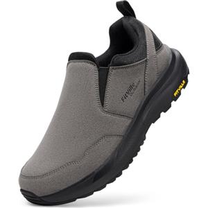 FitVille Scarpe Uomo Senza Lacci Pianta Larga Antiscivolo | Mocassini slip-on casual, ideali per camminata e trekking, suola antiscivolo