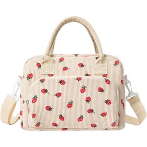 AOTM Borsa Termica Porta Pranzo Donna Uomo, Borsa Frigo con Capacità 12L, Spalline Regolabili, Facile da Pulire, Design Multi-Tasca, Portatile per Ufficio Scuola Viaggio Picnic